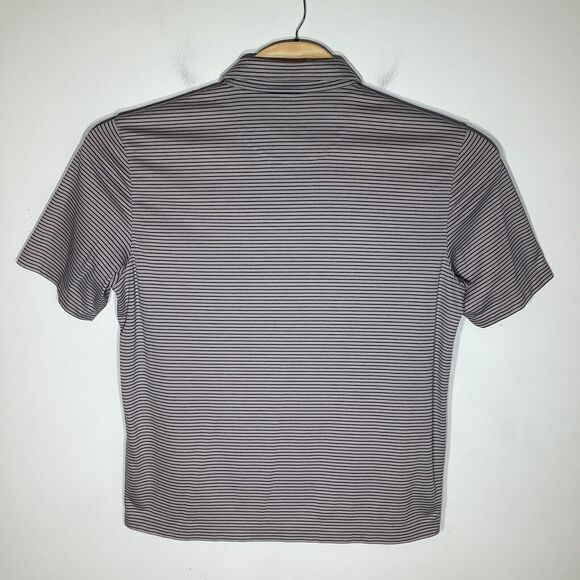 Untuckit Mens Short Sleeve Polo Striped Size XL - Picture 3 of 5